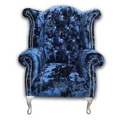 Velvetsofa Queen Ann / Arm Chair In French Velvet & Lustro Velvet Range SOFAS