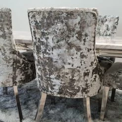 Furniture Imports LTD ALL DINING TABLE SET Danetti Lustro Crush Imperial Marble Dining Set