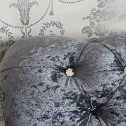 FIL Sleigh Chesterfield Crushed Velvet Bedframe 41 FIL Sleigh Chesterfield Crushed Velvet Bedframe