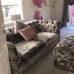 Velvetsofa CHELSEA LUSTRO CRUSHED VELVET SOFA RANGE
