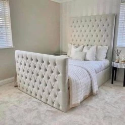 Furniture Imports LTD Phantom Upholstered Bed - Plush Velvet BED COLLECTION