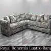 Velvetsofa ROYAL BOHEMIA LUSTRO CRUSHED VELVET SOFA RANGE SOFAS