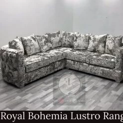 Velvetsofa ROYAL BOHEMIA LUSTRO CRUSHED VELVET SOFA RANGE SOFAS