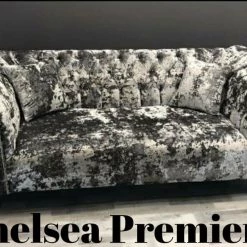 Velvetsofa CHELSEA PREMIER LUSTRO CRUSHED VELVET SOFA RANGE SOFAS