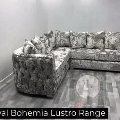 Velvetsofa ROYAL BOHEMIA LUSTRO CRUSHED VELVET SOFA RANGE SOFAS