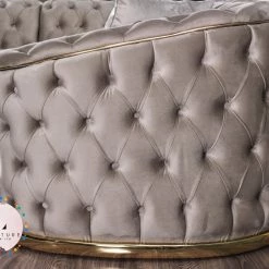 TURKISH Khalifah Corner Sofa Range Plush Velvet - Choose Combination