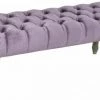 BESPOKEZ Lavender Florence Upholstered Stool