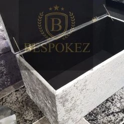 BESPOKEZ Glitter Ottoman Box OTTOMAN BOXES