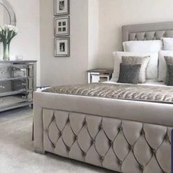 FIL ARIZONA BED IN PLUSH VELVET