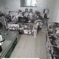 Velvetsofa CHELSEA LUSTRO CRUSHED VELVET SOFA RANGE