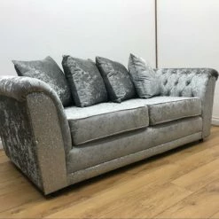 Velvetsofa Rachel Glitter Crushed Velvet Sofa Range
