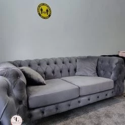 TURKISH Hermes Sofa Range Plush Velvet - Choose Combination