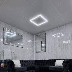 FURNITIURE IMPORT Hermes Corner 270cm X 270cm Black Velvet DUBAI SOFA COLLECTION