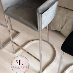 Furniture Imports LTD Hilton Luxury Metal Plating Barstool - 5 Colours