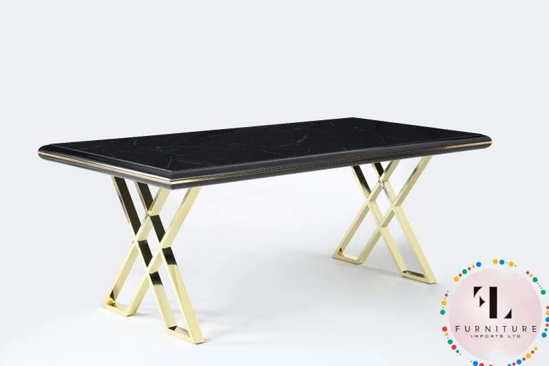 Furniture Imports LTD Luna Dining Table Set In Black With Chrome Legs ALL DUBAI DINING & OCCATIONAL RANGES 5 Furniture Imports LTD Luna Dining Table Set In Black With Chrome Legs ALL DUBAI DINING & OCCATIONAL RANGES