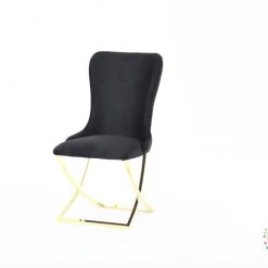 Furniture Imports LTD Karla Gold Metal Finish Dining Table Set