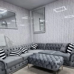 TURKISH Khalifah Corner Sofa Range Plush Velvet - Choose Combination