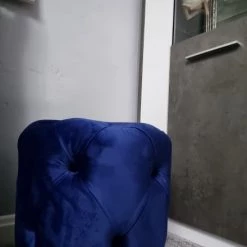 TURKISH Khalifah Round Luxury Velvet Stools - Available In Many Colours SALE ITEMS