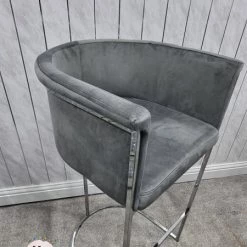 Furniture Imports LTD Hilton Luxury Metal Plating Barstool - 5 Colours