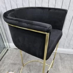 Furniture Imports LTD Hilton Luxury Metal Plating Barstool - 5 Colours