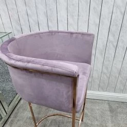 Furniture Imports LTD Hilton Luxury Metal Plating Barstool - 5 Colours