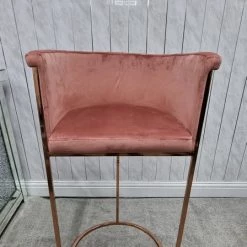 Furniture Imports LTD Hilton Luxury Metal Plating Barstool - 5 Colours