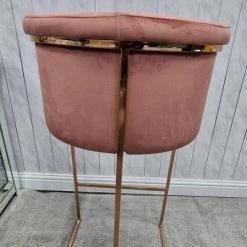 Furniture Imports LTD Hilton Luxury Metal Plating Barstool - 5 Colours