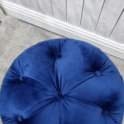 TURKISH Khalifah Round Luxury Velvet Stools - Available In Many Colours SALE ITEMS