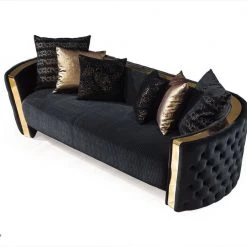 TURKISH Mayfair Sofa 3+2 Range Plush Velvet - Choose Combination DUBAI SOFA COLLECTION