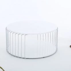 Bysol EFES ROUND COFFEE TABLE BLACK OR WHITE