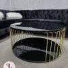 Bysol EFES ROUND COFFEE TABLE BLACK OR WHITE