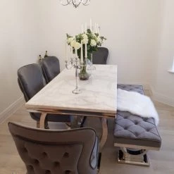 MARTIN ALL DINING TABLE SET Arianna Dining Table + Sandhurst Dining Chair/Bench Set