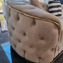 TURKISH Khalifah Corner Sofa Range Plush Velvet - Choose Combination