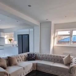 TURKISH Khalifah Corner Sofa Range Plush Velvet - Choose Combination