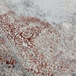 Furniture Imports LTD Alina Rug 240 X 145 - GREY & MAROON SALE ITEMS