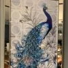 Furniture Imports LTD 3D Glitter Peacock Wall Art 70cm X 100cm 1 Furniture Imports LTD 3D Glitter Peacock Wall Art 70cm X 100cm