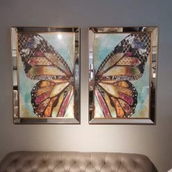 Furniture Imports LTD 3D Liquid Wall Art Butterfly