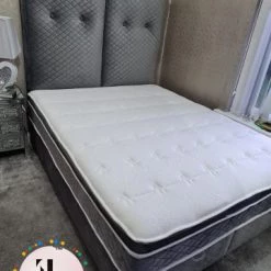 TURKISH Colorado Divan Ottoman Bedframe GREY