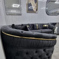 TURKISH Ambassador Corner Sofa Range Plush Velvet - 270cm X 270cm