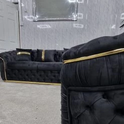 TURKISH Ambassador Corner Sofa Range Plush Velvet - 270cm X 270cm