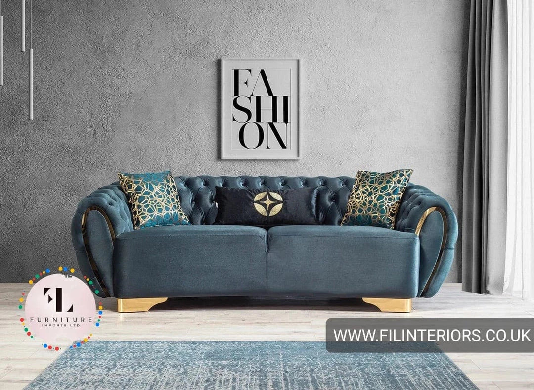 TURKISH Rubix Sofa 3+2 Range Plush Velvet - Choose Combination DUBAI SOFA COLLECTION 9 TURKISH Rubix Sofa 3+2 Range Plush Velvet - Choose Combination DUBAI SOFA COLLECTION