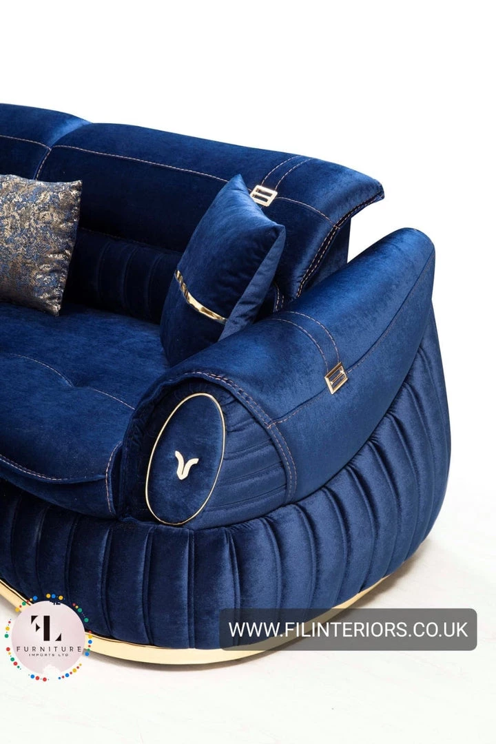 TURKISH DUBAI SOFA COLLECTION Castillo Velvet Sofa 3+2 Range Plush Velvet - Choose Combination 5 TURKISH DUBAI SOFA COLLECTION Castillo Velvet Sofa 3+2 Range Plush Velvet - Choose Combination