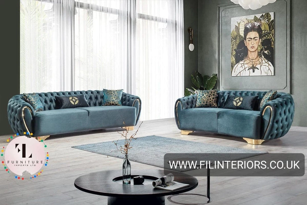 TURKISH Rubix Sofa 3+2 Range Plush Velvet - Choose Combination DUBAI SOFA COLLECTION 3 TURKISH Rubix Sofa 3+2 Range Plush Velvet - Choose Combination DUBAI SOFA COLLECTION