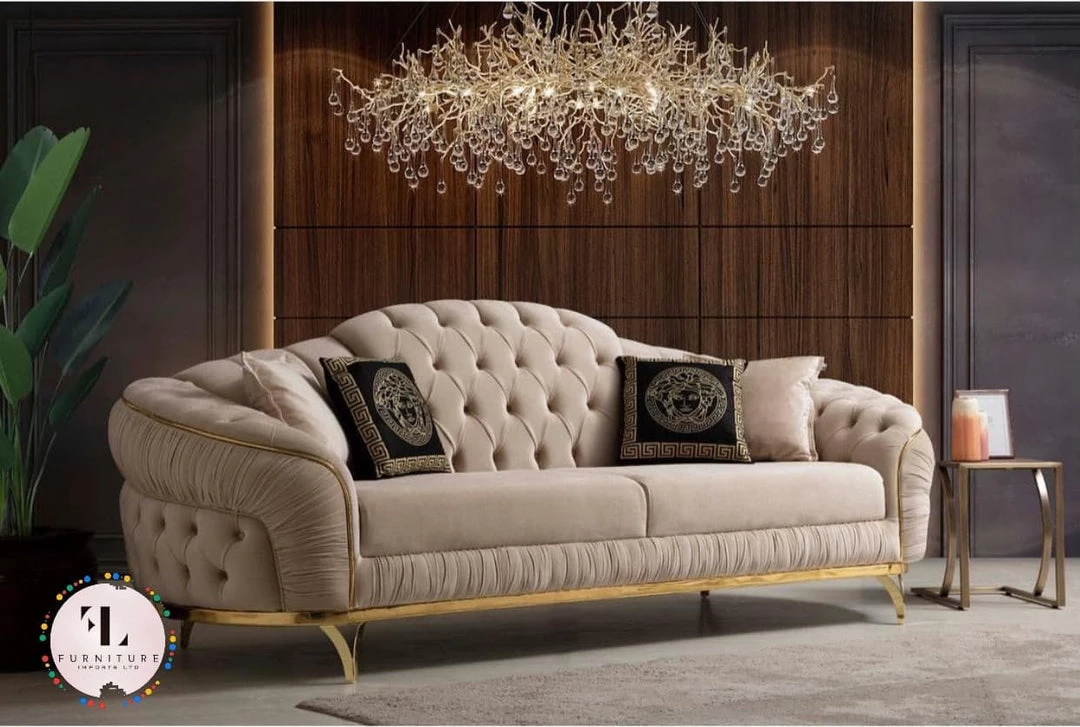 Furniture Imports LTD Konan 3+2 Seater Sofa Range In Plush Velvet 5 Furniture Imports LTD Konan 3+2 Seater Sofa Range In Plush Velvet