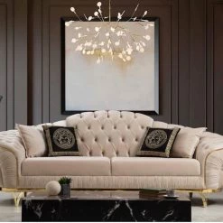 Furniture Imports LTD Konan 3+2 Seater Sofa Range In Plush Velvet 10 Furniture Imports LTD Konan 3+2 Seater Sofa Range In Plush Velvet