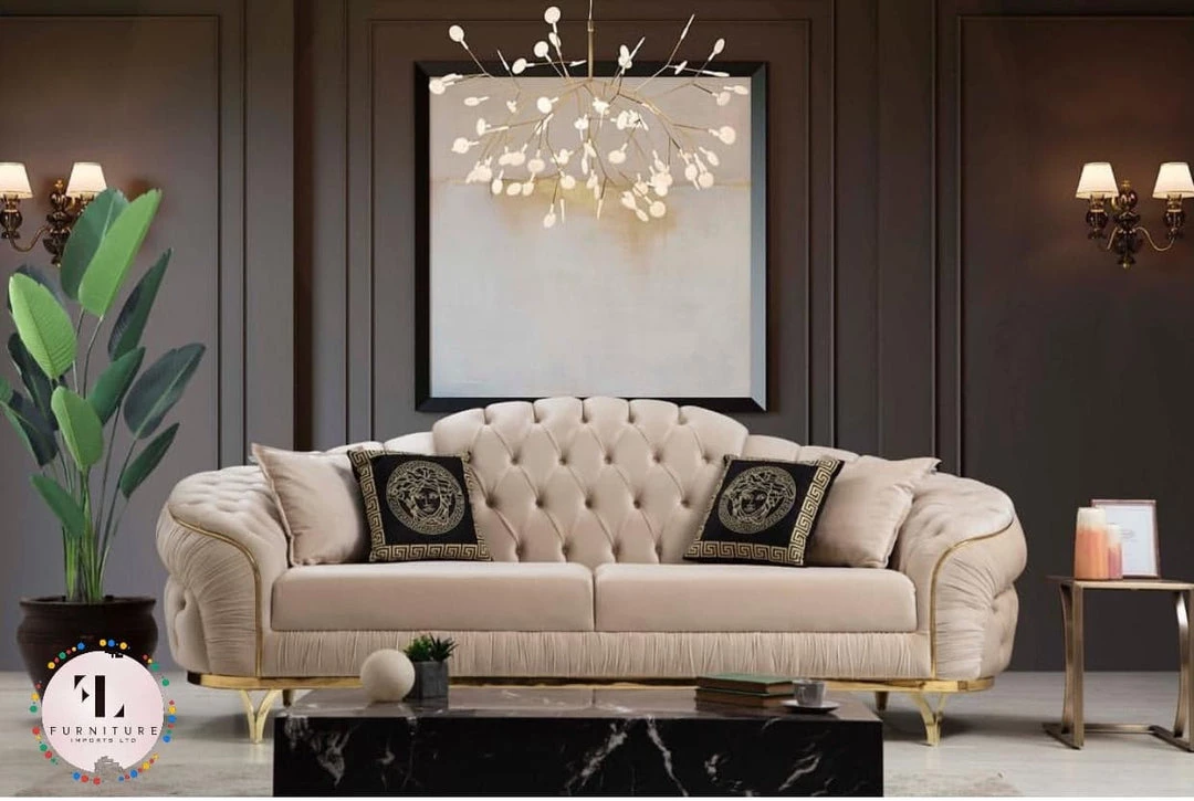 Furniture Imports LTD Konan 3+2 Seater Sofa Range In Plush Velvet 6 Furniture Imports LTD Konan 3+2 Seater Sofa Range In Plush Velvet