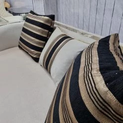 Furniture Imports LTD Rolex Premium Sofa 2 Seater In Cream & Gold