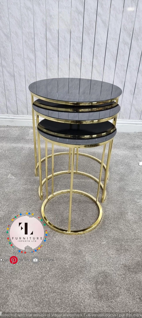 Bysol Ayla Nest Of 3 Tables 3 Bysol Ayla Nest Of 3 Tables