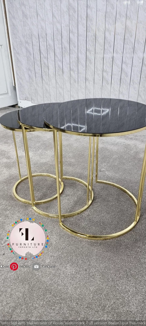 Bysol Ayla Nest Of 3 Tables 4 Bysol Ayla Nest Of 3 Tables