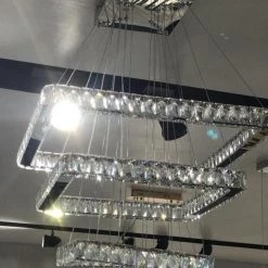 Furniture Imports LTD Square 5 Layer Led Ceiling Light CHANDELIER